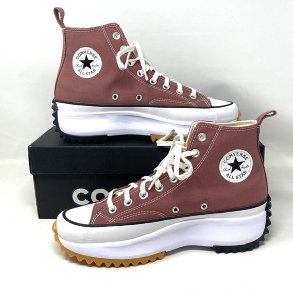 Converse Run Star Hike Platform Shoe For Men Canvas Saddle High Sneakers A00852C - Picture 4 of 11